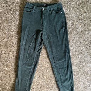 Urban outfitter BDG brand green straight leg corduroy pants size 37